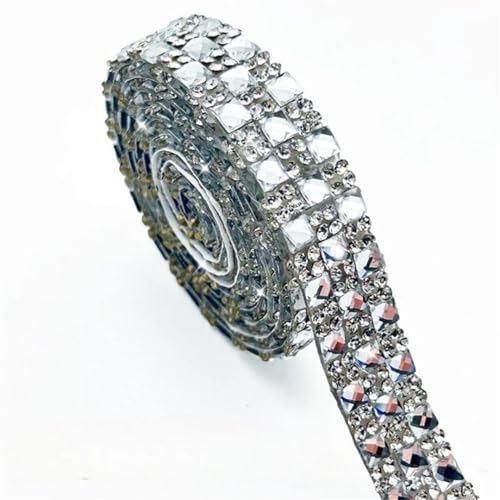 Selbstklebendes Farbband aus Glas, Strass, Glitzer, für Heimwerker, Handwerk, Auto- und Handy-Dekorationsstreifen, 91 cm Selbstklebendes Farbband aus Glas, Strass, Glitzer, für Heimwerker, Handwerk, Auto- und Handy-Dekorationsstreifen, 91 cm von Generisch