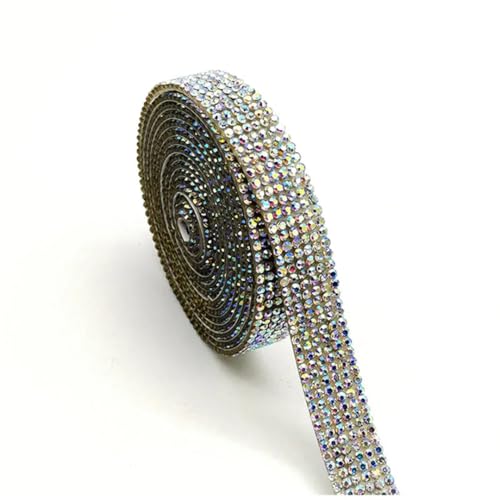 Selbstklebendes Glasband mit Strasssteinen, Glitzerband, Kristallband für Bastelarbeiten, Verzierungen und Handy-Aufkleber-Dekorationen, 91 cm Selbstklebendes Glasband mit Strasssteinen, Glitzerband, Kristallband für Bastelarbeiten, Verzierungen und Handy-Aufkleber-Dekorationen, 91 cm von Generisch
