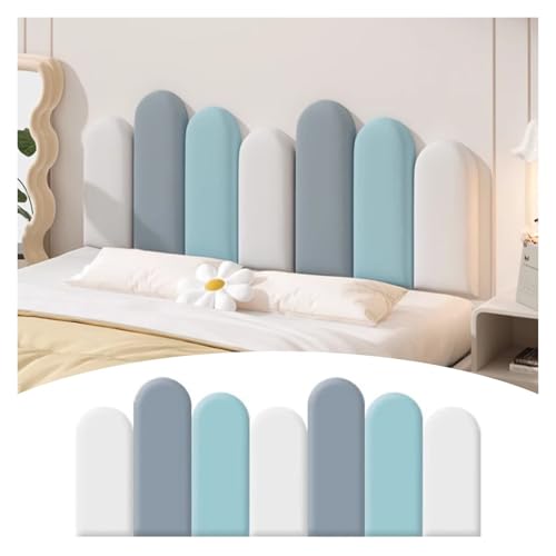 Selbstklebendes Kopfteil, Anti-Kollisions-Wandpolsterung, Polsterstoff Wandpaneele für Schlafzimmer und Kinderzimmer Selbstklebendes Kopfteil, Anti-Kollisions-Wandpolsterung, Polsterstoff Wandpaneele für Schlafzimmer und Kinderzimmer von Generisch