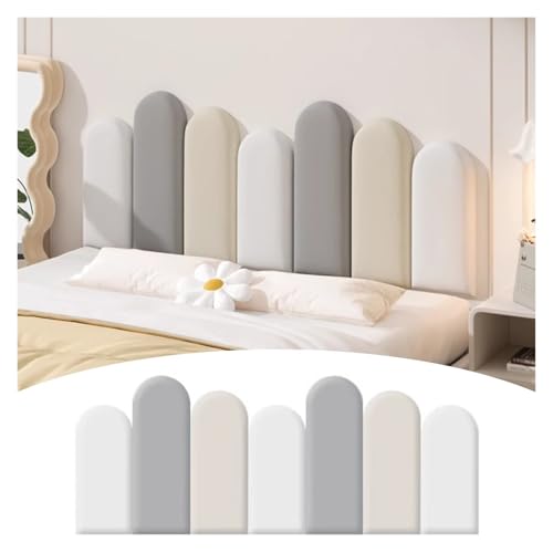 Selbstklebendes Kopfteil, Anti-Kollisions-Wandpolsterung, Polsterstoff Wandpaneele für Schlafzimmer und Kinderzimmer Selbstklebendes Kopfteil, Anti-Kollisions-Wandpolsterung, Polsterstoff Wandpaneele für Schlafzimmer und Kinderzimmer von Generisch