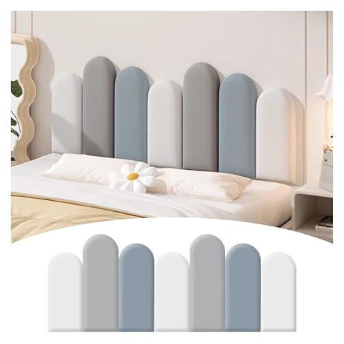 Selbstklebendes Kopfteil, Anti-Kollisions-Wandpolsterung, Polsterstoff Wandpaneele für Schlafzimmer und Kinderzimmer Selbstklebendes Kopfteil, Anti-Kollisions-Wandpolsterung, Polsterstoff Wandpaneele für Schlafzimmer und Kinderzimmer von Generisch