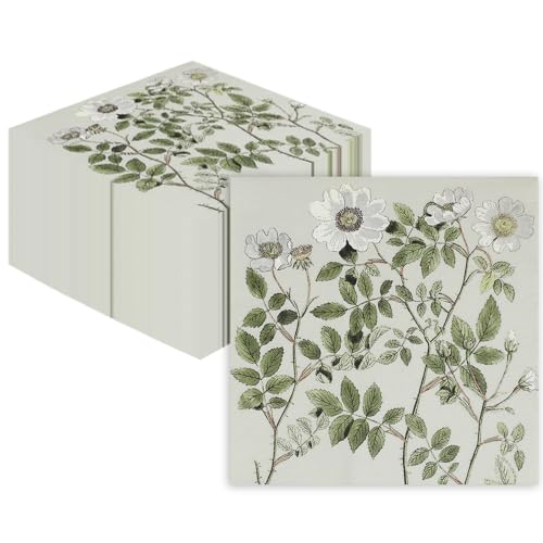 Servietten Geburtstag, Geburtstagsdeko Servietten, Geburtstag deko, 40 Servietten Blumen, Frühlingsservietten, Papierservietten Blumenmuster, Perfekt für Geburtstage, Partys, Hochzeiten von Generisch