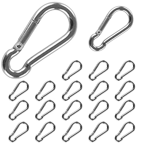 Set 20x Feuerwehr Karabiner | Ø 6 mm | 60 mm Länge | Karabinerhaken | Sicherung | Feuerwehrkarabiner | Feuerwehr-Karabiner | Haken | verzinkt | Klemme Set 20x Feuerwehr Karabiner | Ø 6 mm | 60 mm Länge | Karabinerhaken | Sicherung | Feuerwehrkarabiner | Feuerwehr-Karabiner | Haken | verzinkt | Klemme von Generisch
