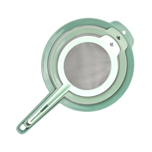 Sieb-Set aus Netzstoff – Bratlöffel-Sieb, Mehlsieb-Set mit Griff, Haushalts-Lebensmittelsieb, Löffel für Nudeln, Fett, Fettabschäumer Sieb-Set aus Netzstoff – Bratlöffel-Sieb, Mehlsieb-Set mit Griff, Haushalts-Lebensmittelsieb, Löffel für Nudeln, Fett, Fettabschäumer von Generisch
