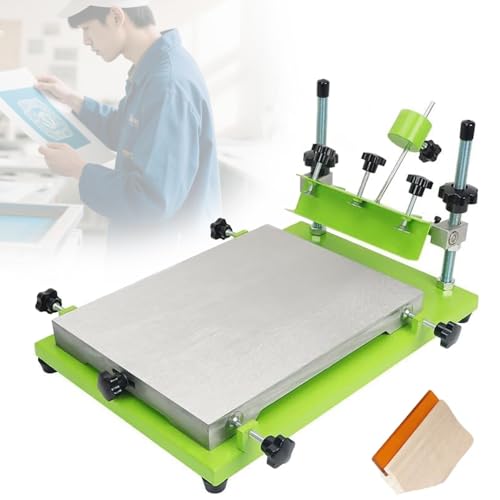 Siebdruckmaschine in Industriequalität mit hitzebeständiger Beschichtung, verdickter Basis für DIY-Projekte und den professionellen Einsatz von Generisch