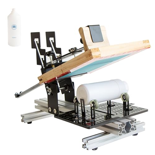 Siebdruckstation, Zylinder-Flaschenpresse, verstellbar, für Φ1,3–27 cm, manuelles Serigraphie-Werkzeug für Glasröhren Siebdruckstation, Zylinder-Flaschenpresse, verstellbar, für Φ1,3–27 cm, manuelles Serigraphie-Werkzeug für Glasröhren von Generisch