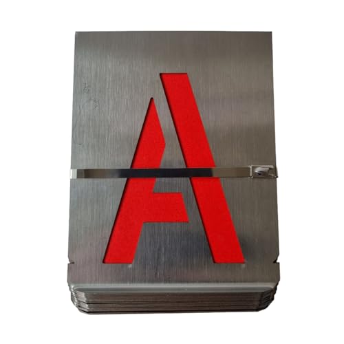 Signierschablonen/Buchstaben Schablonen A-Z / 15 cm - 150 mm Signierschablonen/Buchstaben Schablonen A-Z / 15 cm - 150 mm von Generisch