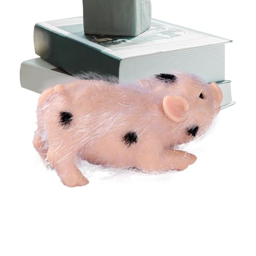 Silicon Pigs Puppenspielzeug, Silikon -Ferkelspielzeug | Niedliche volle Silikon -Ferkel Spielzeug | Wiedergeborene Tierfiguren weiche Raumdekoration für Wohnzimmer & Tisch von Generisch