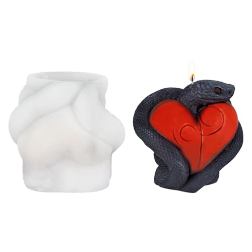 Silicone Kerzenform,3D Schlange Windende Form Silikon Form - Einfache Entnahme Nicht Haftend Werkzeug Seifenherstellung Zubehör Für Kreativprojekte Und Modelliermasse Silicone Kerzenform,3D Schlange Windende Form Silikon Form - Einfache Entnahme Nicht Haftend Werkzeug Seifenherstellung Zubehör Für Kreativprojekte Und Modelliermasse von Generisch