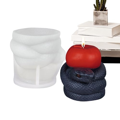 Silicone Kerzenform | 3D Schlange Windende Form Silikon Form,Einfache Entnahme Nicht Haftend Werkzeug Seifenherstellung Zubehör Für Kreativprojekte Und Modelliermasse Silicone Kerzenform | 3D Schlange Windende Form Silikon Form,Einfache Entnahme Nicht Haftend Werkzeug Seifenherstellung Zubehör Für Kreativprojekte Und Modelliermasse von Generisch