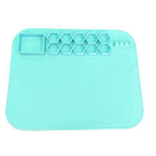 Silicone Painting Mat - Non-Slip Artist Station with Cup Holder for Kids, Creative Tool Paint Palette Function, Resin Jewelry Casting and Clay Projects for Counter Desk Tabletop Craft Activities Silicone Painting Mat - Non-Slip Artist Station with Cup Holder for Kids, Creative Tool Paint Palette Function, Resin Jewelry Casting and Clay Projects for Counter Desk Tabletop Craft Activities von Generisch