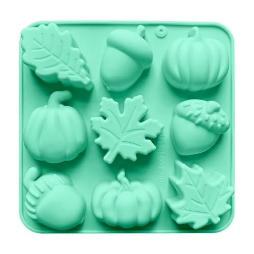 Silikon Backform,9-Fach Muffinform Aus Silikon Für Cupcakes - Herbst Deko Werkzeuge Für Thanksgiving Seife Schokoladenkuchen Kerzen Handwerk Home Decor Silikon Backform,9-Fach Muffinform Aus Silikon Für Cupcakes - Herbst Deko Werkzeuge Für Thanksgiving Seife Schokoladenkuchen Kerzen Handwerk Home Decor von Generisch