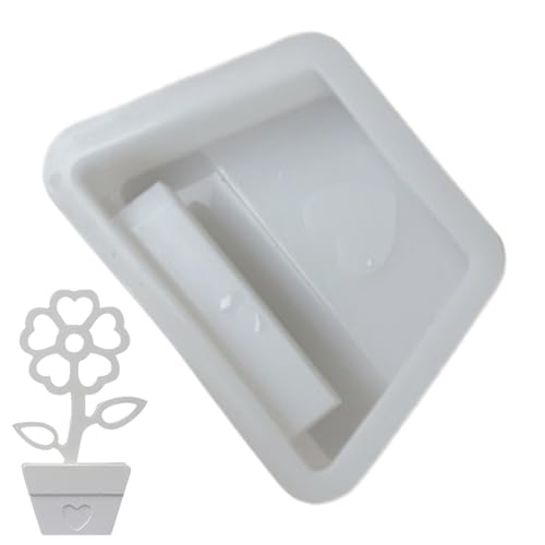 Silikon Blumenformen | Blumentopf-Form Für Kunstharz Und Modelliermasse | Handwerkzeug Für Osterbasteln Und Frühlingsdekoration von Generisch