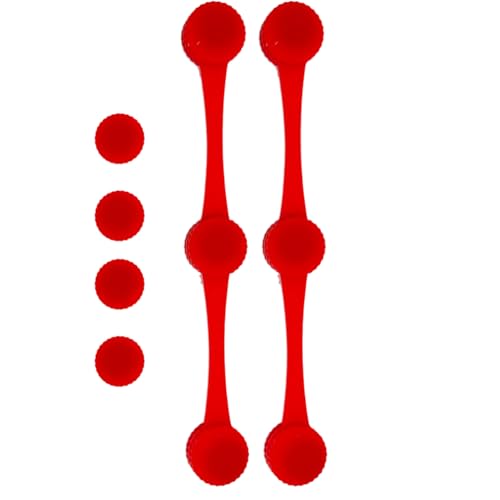 Silikon-Fritteusen-Magnete, Luftfritteusen-Papierhalter, Magnetverschluss, sichere Einlagen, Pergament, sicherer Verschluss, Silikon-Befestigungswerkzeug zum Kochen, 11,7 x 1,5 x 1,5 x 0,9 cm von Generisch