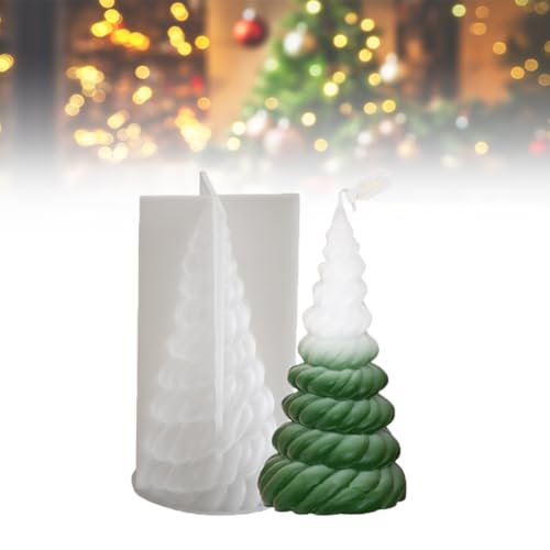 Silikon Gießformen für Weihnachten, 3D Adventskalender Set mit festlichen Motiven, Silikonform für Deko-Kalenderscheibe, DIY Countdown Kalender für festliche Dekoration (#1) von Generisch