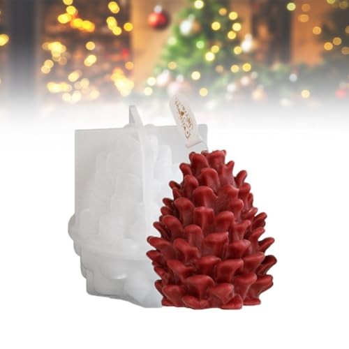 Silikon Gießformen für Weihnachten, 3D Adventskalender Set mit festlichen Motiven, Silikonform für Deko-Kalenderscheibe, DIY Countdown Kalender für festliche Dekoration (#2) von Generisch