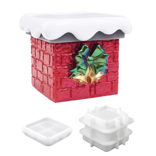 Silikon Gussform | Weihnachtskamin Form Gießform Silikon - Wiederverwendbare Einfache Entformung Kunst Projekt Form - Für Schmuck Organizer Gips Ton Deko Herstellung Silikon Gussform | Weihnachtskamin Form Gießform Silikon - Wiederverwendbare Einfache Entformung Kunst Projekt Form - Für Schmuck Organizer Gips Ton Deko Herstellung von Generisch