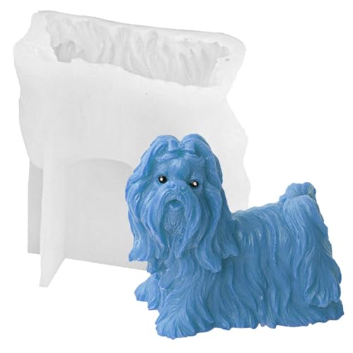 Silikon-Hundeform – Shih Tzu 3D-Seifenform, Bastelbedarf, Harzgusswerkzeug mit Kerzenherstellung und Fondant-Kuchendekoration für handgefertigte Seifenherstellung und künstlerische Bastelprojekte zu Silikon-Hundeform – Shih Tzu 3D-Seifenform, Bastelbedarf, Harzgusswerkzeug mit Kerzenherstellung und Fondant-Kuchendekoration für handgefertigte Seifenherstellung und künstlerische Bastelprojekte zu von Generisch