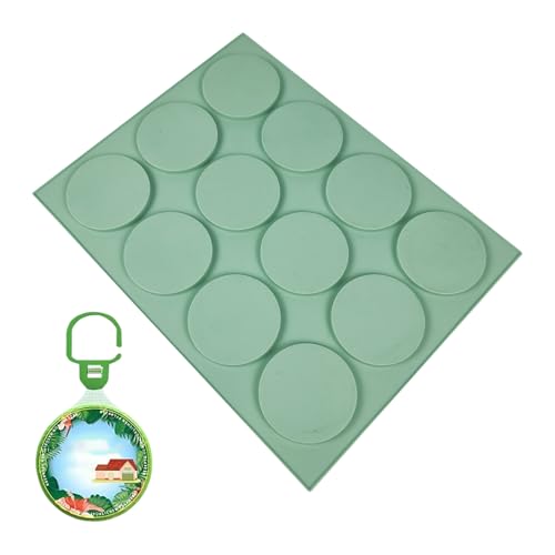 Silikon-Seifenform, Aromatherapie-Tablettenform, Gipsform, mit stabilem und wiederverwendbarem Material für tägliches hausgemachtes dekoratives Handwerk, 29 x 22 cm Silikon-Seifenform, Aromatherapie-Tablettenform, Gipsform, mit stabilem und wiederverwendbarem Material für tägliches hausgemachtes dekoratives Handwerk, 29 x 22 cm von Generisch