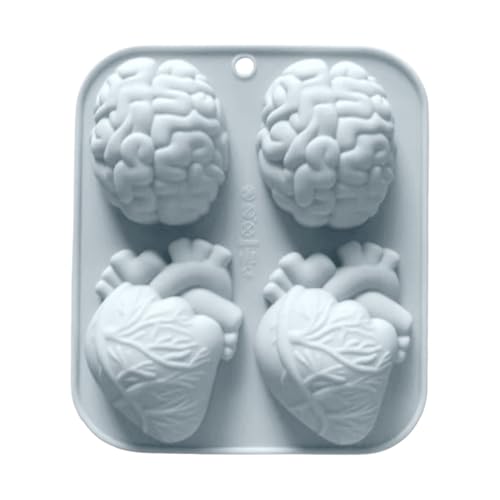 Silikone Förmchen Für Schokolade - Handgefertigte 3D Herzform Für Pudding,Werkzeug Für Bastelarbeiten Muffin Seife Schokolade Dessert von Generisch