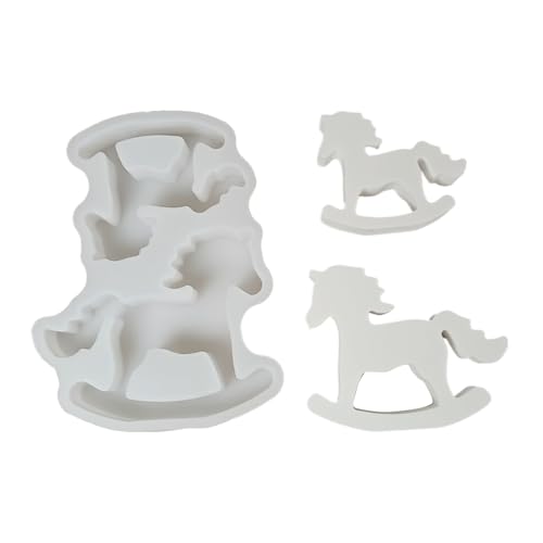 Silikonform Für Resin-Figuren | Epoxidharz Gussformen Für Reiterfiguren | Robuste Gussform Für Skulpturen, Kunstdekoration Und Kerzenherstellung Mit Einfacher Entnahme von Generisch