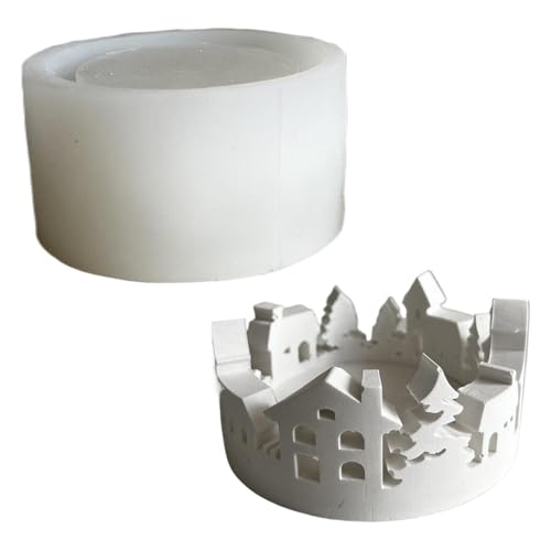 Silikonform Gießform Haus, Häuser Gips Zum Gießen Giessformen, Silikon Haus Kerzenformen, Epoxidharz-Formen Für Gips, Handwerk Silikonform Gießform Haus, Häuser Gips Zum Gießen Giessformen, Silikon Haus Kerzenformen, Epoxidharz-Formen Für Gips, Handwerk von Generisch