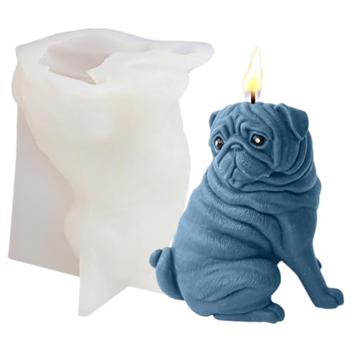 Silikonform für Hunde | 3D-Pei Düfte, hitzebeständig, flexibel, Lebensmittel, Backform für Kuchen, Pudding, Mousse Silikonform für Hunde | 3D-Pei Düfte, hitzebeständig, flexibel, Lebensmittel, Backform für Kuchen, Pudding, Mousse von Generisch