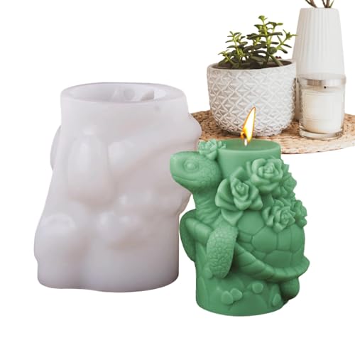 Silikonform für Sukkulenten, Schildkröte, Diffusor, Steinornament, Schildkröte, für Kerzenherstellung, 3D-Tier-Ton, Harz, Gießformen, Bastelbedarf Silikonform für Sukkulenten, Schildkröte, Diffusor, Steinornament, Schildkröte, für Kerzenherstellung, 3D-Tier-Ton, Harz, Gießformen, Bastelbedarf von Generisch