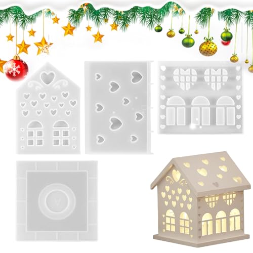 Silikonformen Gießformen Häuser Silikonform Haus Gießform Silikonform Kerzenhalter Gipsformen mit Sockel, Weihnachten Gießformen Haus Gips Zum Gießen Haus Silikonform für Kerzenhalter Silikonformen Gießformen Häuser Silikonform Haus Gießform Silikonform Kerzenhalter Gipsformen mit Sockel, Weihnachten Gießformen Haus Gips Zum Gießen Haus Silikonform für Kerzenhalter von Generisch