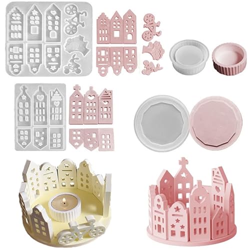 Silikonformen Gießformen Häuser Ostern, Silikonform Ostern Haus Silikonform Haus Silikonform Ostern Silikonform Kerzenhalter Gießform Haus Silikonform Gipsformen Zum Gießen Silikonformen Gießformen Si von Generisch