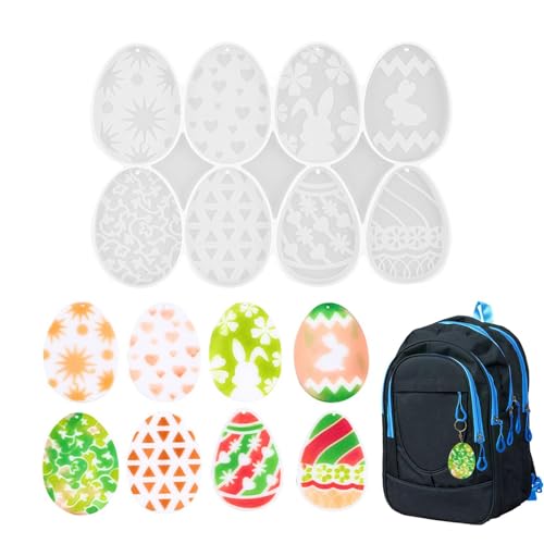 Silikonformen für Ostern, Formen für Osterornamente | Osterei-Silikonform für Schmuck | Epoxidharz-Form für Taschenanhänger, Osterbaumschmuck, Harzgussform, Harzformen, Osterdekorationen, Osterkorbfül Silikonformen für Ostern, Formen für Osterornamente | Osterei-Silikonform für Schmuck | Epoxidharz-Form für Taschenanhänger, Osterbaumschmuck, Harzgussform, Harzformen, Osterdekorationen, Osterkorbfül von Generisch