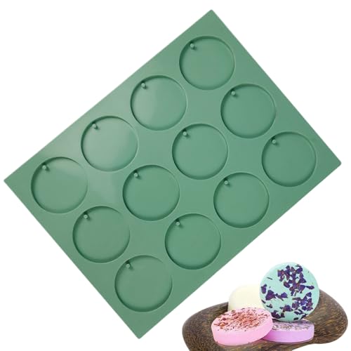 Silikonformen zur Seifenherstellung, dekoratives Gipsform-Set, wiederverwendbar, antihaftbeschichtet, flexibles Design, 12 Löcher, Kerzen-Basteltablett für Urlaub, Geschenk, Familie, Werkstatt Silikonformen zur Seifenherstellung, dekoratives Gipsform-Set, wiederverwendbar, antihaftbeschichtet, flexibles Design, 12 Löcher, Kerzen-Basteltablett für Urlaub, Geschenk, Familie, Werkstatt von Generisch