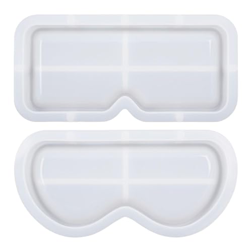 Silikonformschale - -Brillenharzform, Sonnenbrille Anzeigehalterform | Epoxidharz -Crafting -Versorgung, Silikonschale für Harzkunst, maßgeschneiderte Schimmelpilzwerkzeug, Brillen Organizer von Generisch