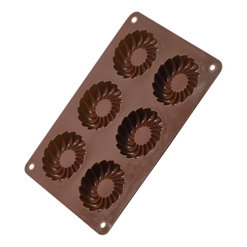 Silikonseife und Kuchenform-Mehrzweck für kleine Seifen, Muffins, Gebäck | Vollständiges Geschenk für dauerhafte 6-Slot-Schimmelpilz-DIY-Backprojekte, hitzebeständige Tablett kreative Küchengebrauch von Generisch