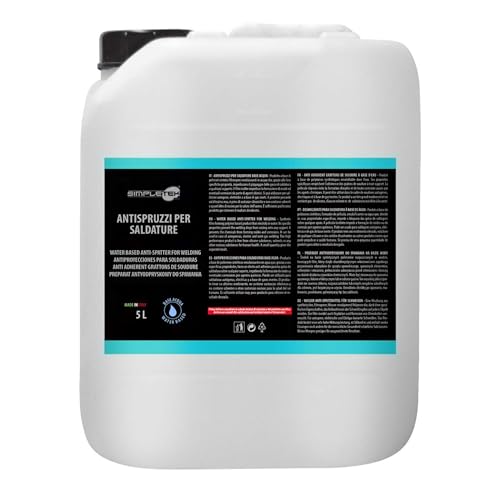 Simpletek - Kanister 5 Liter Spritzschutz Anti-Spatter Anti-Grip auf Wasserbasis für Autogene elektrische Inertgas ohne Silikon (1 Stück) von Generisch