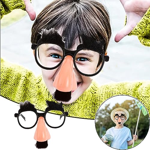 Skeletthand Kerze Nase Schnurrbart Brille Kostüme Party Sonnenbrille Großes Kostüm Für Erwachsene Kinder Veranstaltungsdekor (Black, One Size) von Generisch