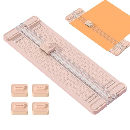 Sliding Brieföffner | Briefschneider zum Schneiden - Tragbares 4-in-1-Multifunktionswerkzeug mit doppeltem Schnitt und Rutschfest für Schule, Zuhause, Büro und Hobby von Generisch