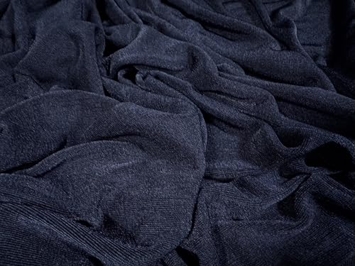 Slinky Elastan-Elastan-Jerseystoff, figurbetont, Stretch, Meterware, einfarbig, Marineblau Slinky Elastan-Elastan-Jerseystoff, figurbetont, Stretch, Meterware, einfarbig, Marineblau von Generisch