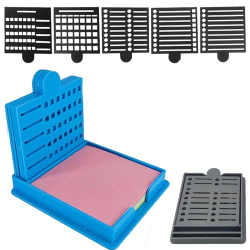Smarter Sticky Note Kit, Sticky Note Holder 5 Versatile Templates - Organize Notes, Boost Productivity & Master Daily Planning, Reusable Sticky Notes Stencil, For Office & School Use von Generisch