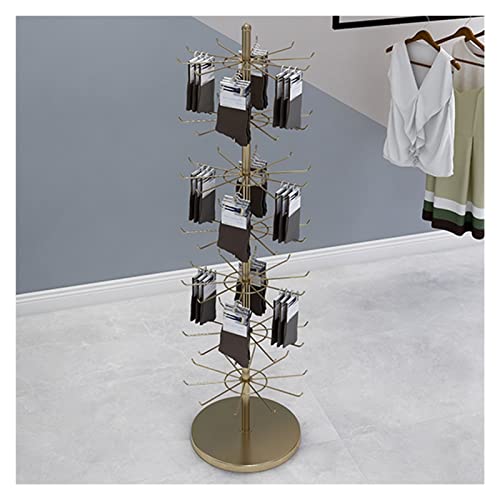 Socken-Präsentationsständer – Bodenstehender drehbarer mehrschichtiger Kleiderständer mit Sockel – Eisen Anhänger Display Rack für Bekleidungsgeschäfte Socken-Präsentationsständer – Bodenstehender drehbarer mehrschichtiger Kleiderständer mit Sockel – Eisen Anhänger Display Rack für Bekleidungsgeschäfte von Generisch