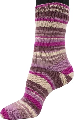 Sockenwolle COSY SOX PRINTS 150 g / 75% Wolle 25% Polyamid / 6 - fädig (H7005 Monte Bianco) von Generisch