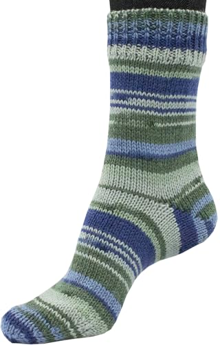 Sockenwolle COSY SOX PRINTS 150 g / 75% Wolle 25% Polyamid / 6 - fädig (H7006 Fuji) von Generisch