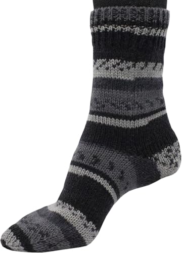 Sockenwolle COSY SOX PRINTS 150 g / 75% Wolle 25% Polyamid / 6 - fädig (H7007 Etna) von Generisch
