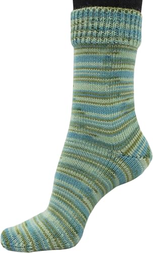 Sockenwolle Sock Yarn Uni 100 g / 75% Wolle 25% Polyamid (H1001 Electro) von Generisch