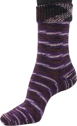 Sockenwolle Sock Yarn Uni 100 g / 75% Wolle 25% Polyamid (H1002 Pop Music) von Generisch