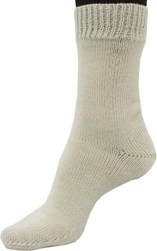Sockenwolle Sock Yarn Uni 100 g / 75% Wolle 25% Polyamid (K025 Antique White) von Generisch