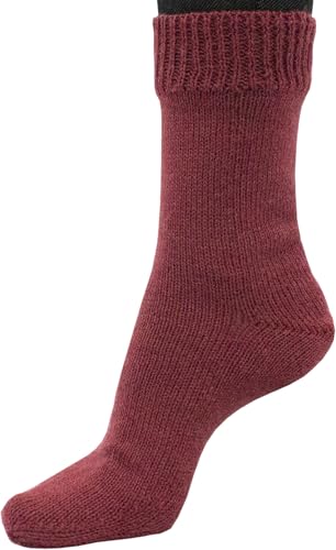 Sockenwolle Sock Yarn Uni 100 g / 75% Wolle 25% Polyamid (K1105 Tibetan Red) von Generisch