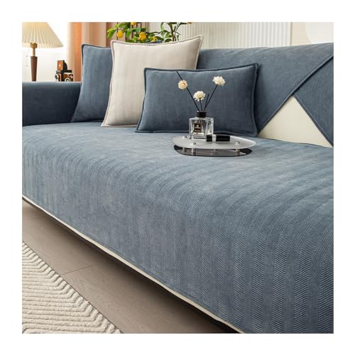 Sofabezug, rutschfest, Möbelschutz, Couchbezug für 14-Sitzer, Samtstoff, 90 x 120 cm, ideal für Ecksofas, langlebiger und stilvoller Schutz von Generisch