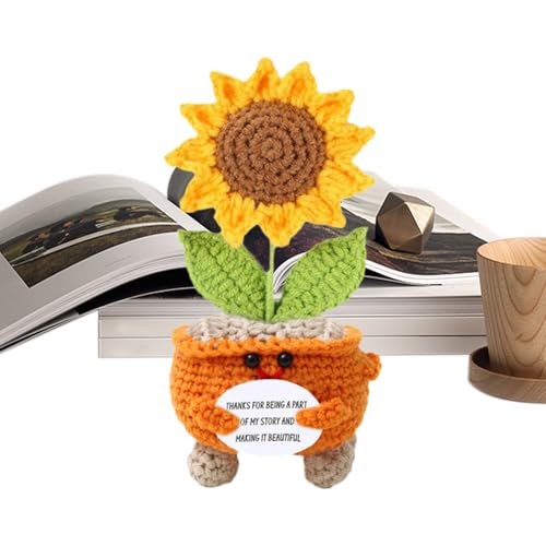 Sonnenblume Häkeln | Inspirierende Häkelblumen | Handgewebte Deko Für Nachttisch Inspirierende Kunstblume Sonnenblume Häkeln | Inspirierende Häkelblumen | Handgewebte Deko Für Nachttisch Inspirierende Kunstblume von Generisch