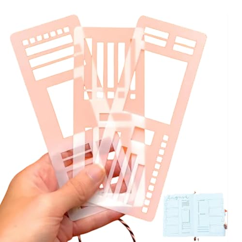 Sophisticated Maze Planner Stencils, Handmade Flexible Record Template, Happy Planner Stencils Templates, For Journaling Checklists Boxes Lines & Daily Planning (C) von Generisch